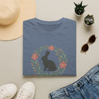 Bunny Mom Floral Wreath T-Shirt