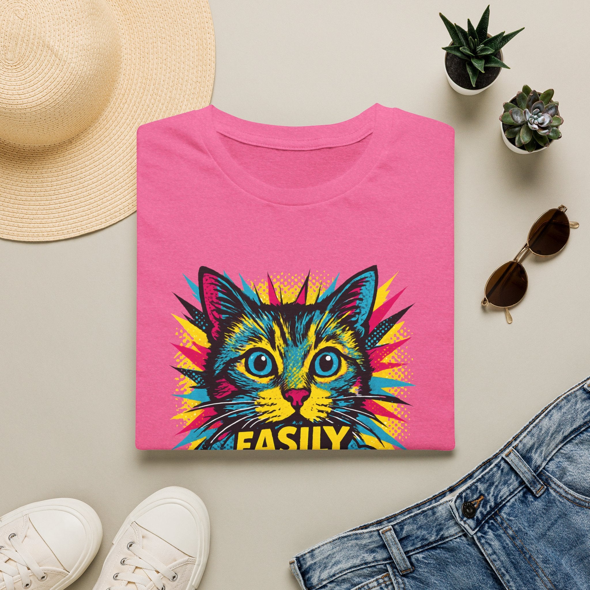 Easily Distracted by Cats T-Shirt
