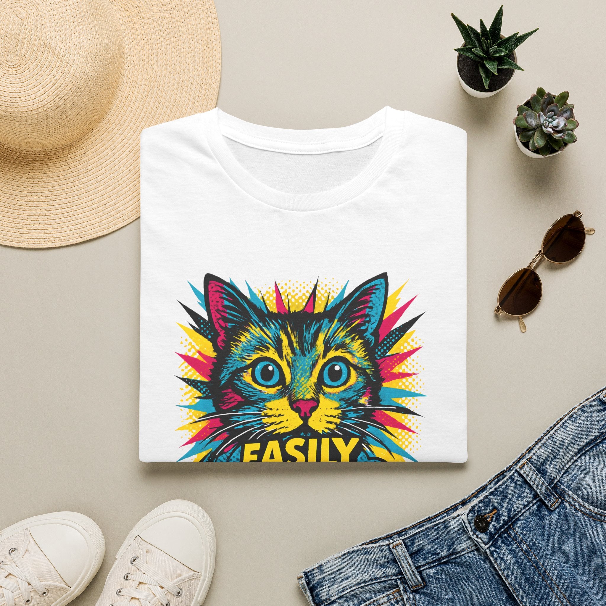 Easily Distracted by Cats T-Shirt