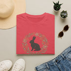 Bunny Mom Floral Wreath T-Shirt