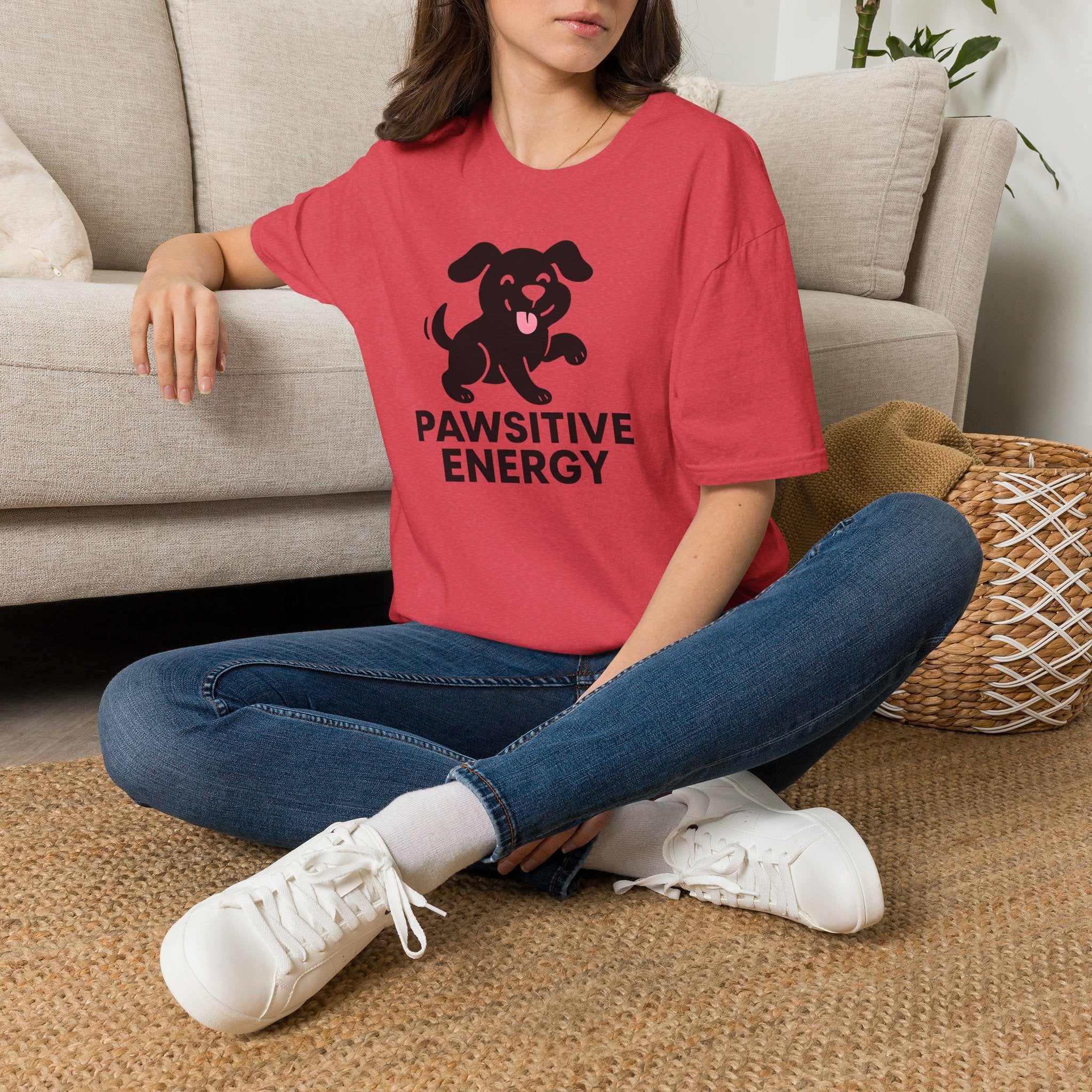 Pink curved shape T-Shirt