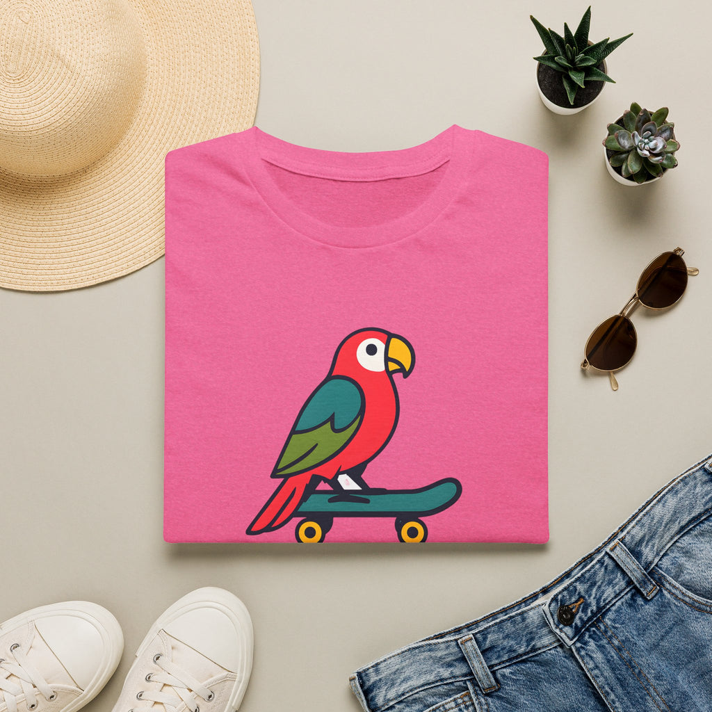 Parrot on skateboard T-Shirt