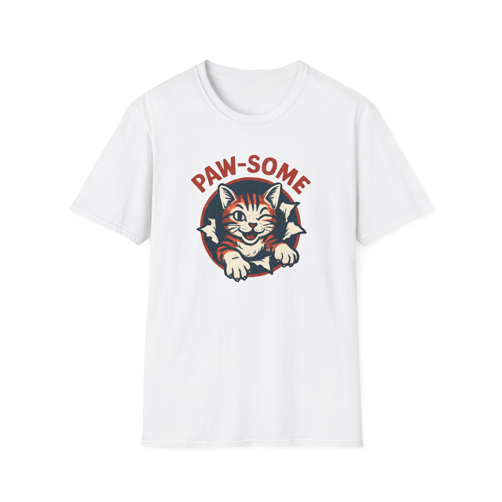 Pawsome Cat Logo T-Shirt