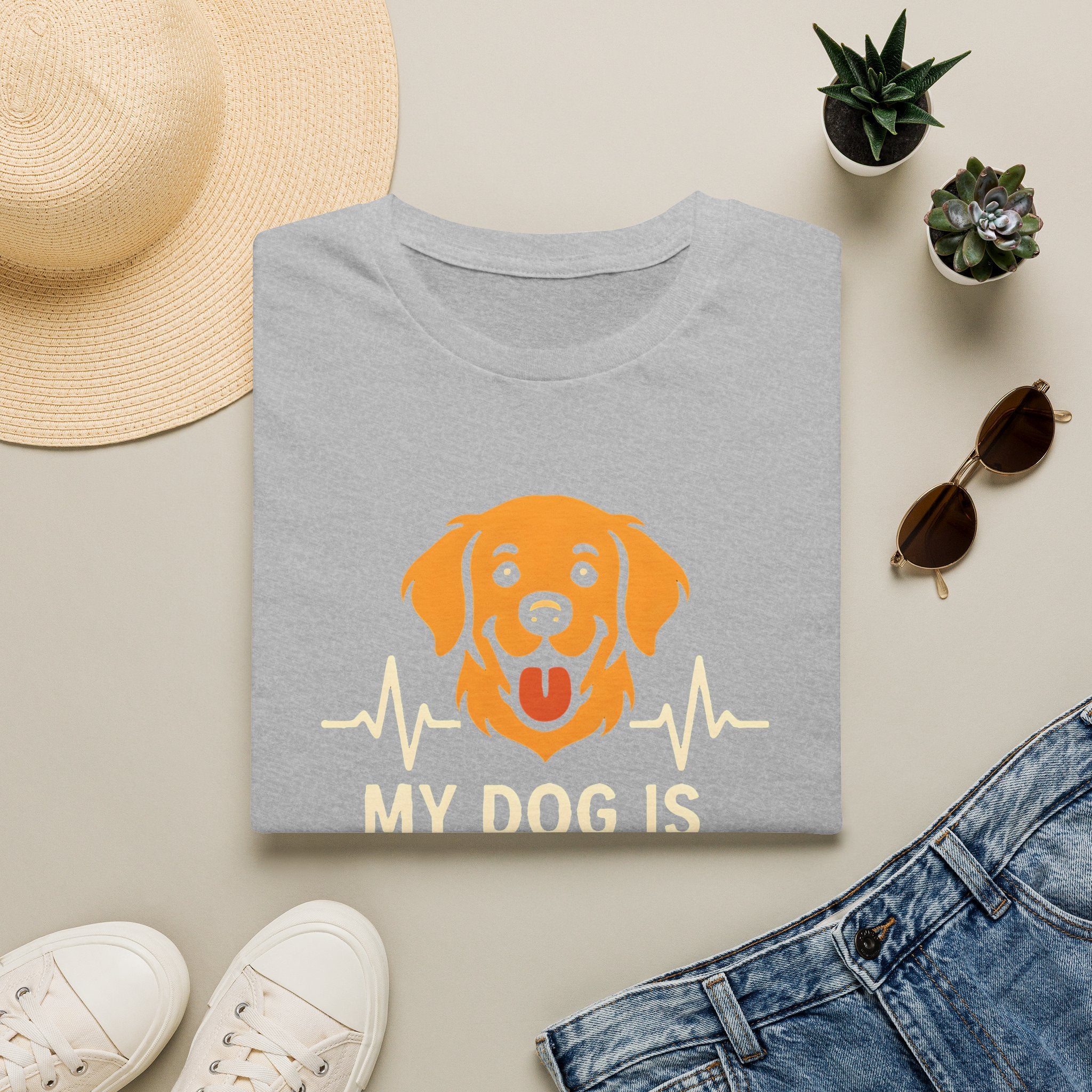 Therapy Dog Illustration T-Shirt