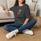 Parrot on skateboard T-Shirt