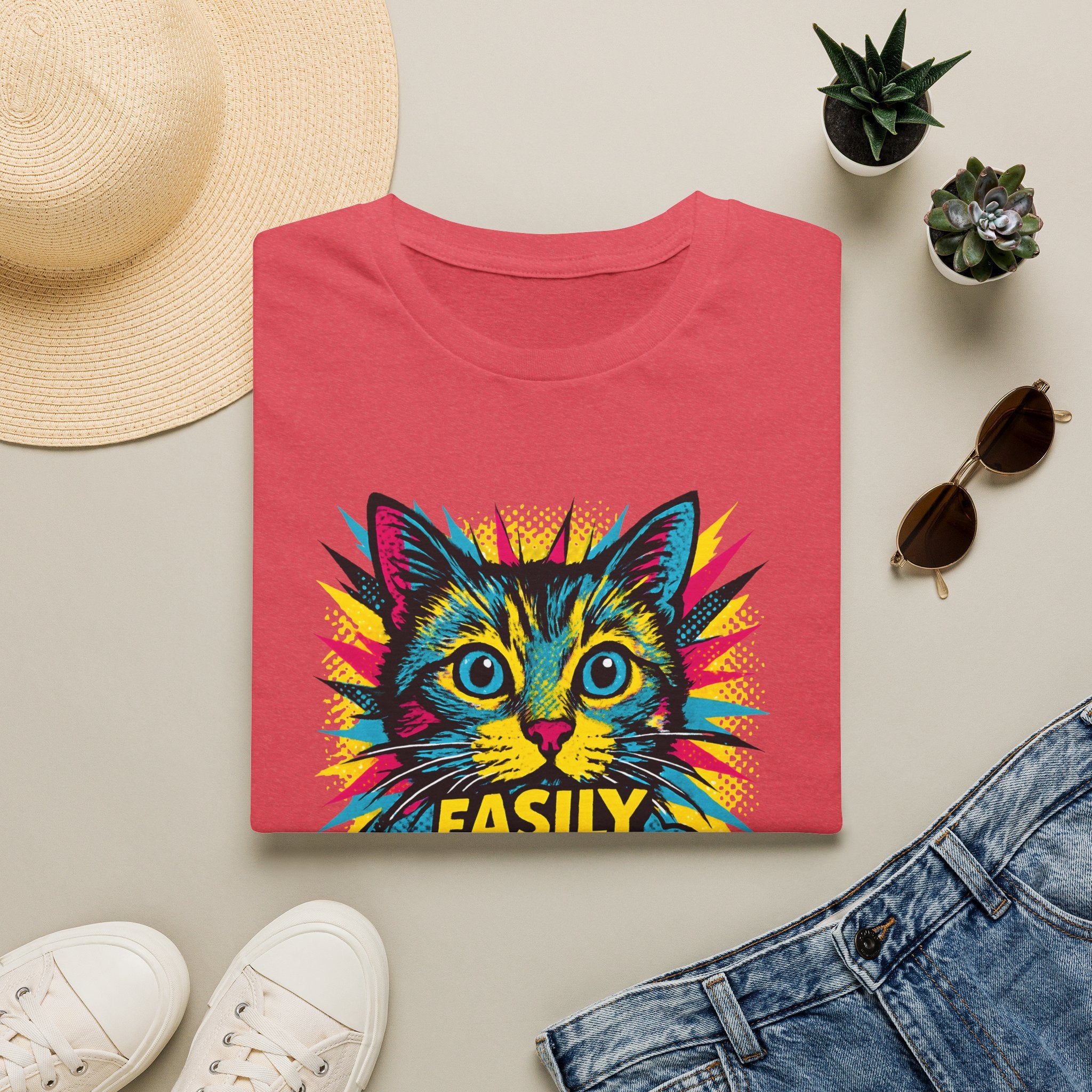 Easily Distracted by Cats T-Shirt