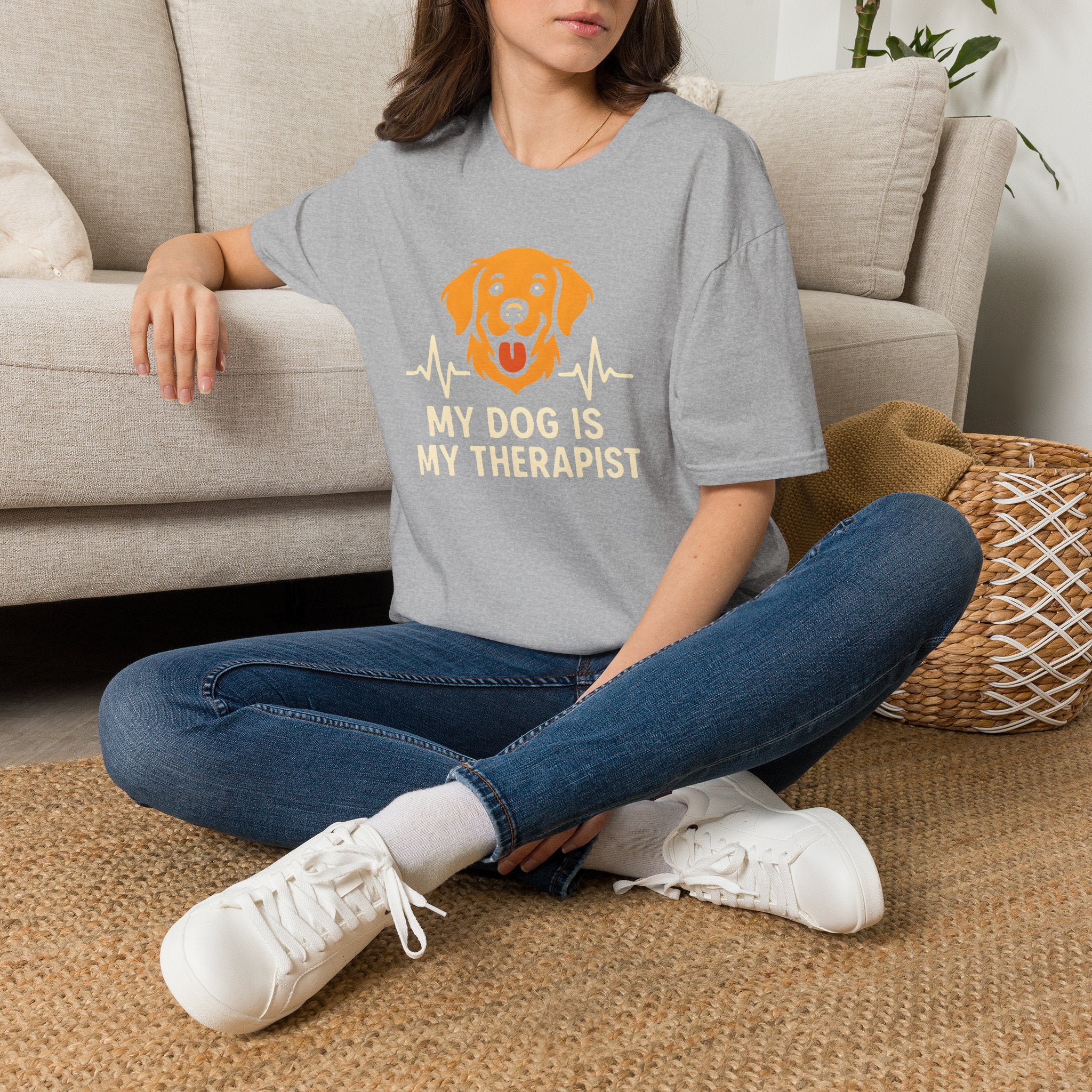 Therapy Dog Illustration T-Shirt
