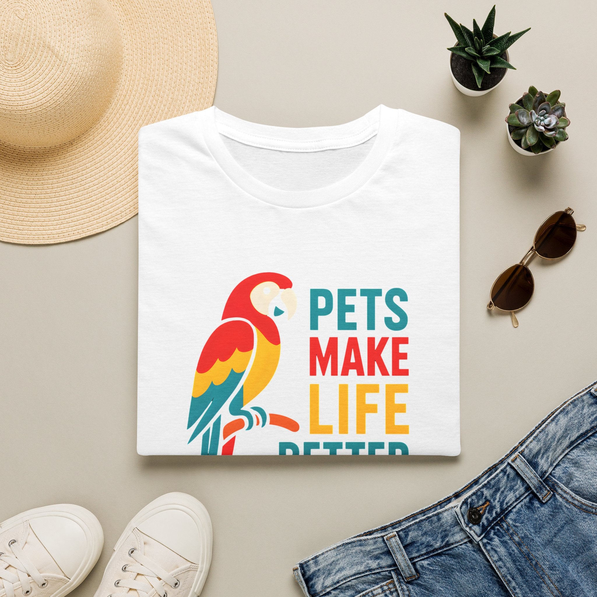Pets Make Life Better T-Shirt