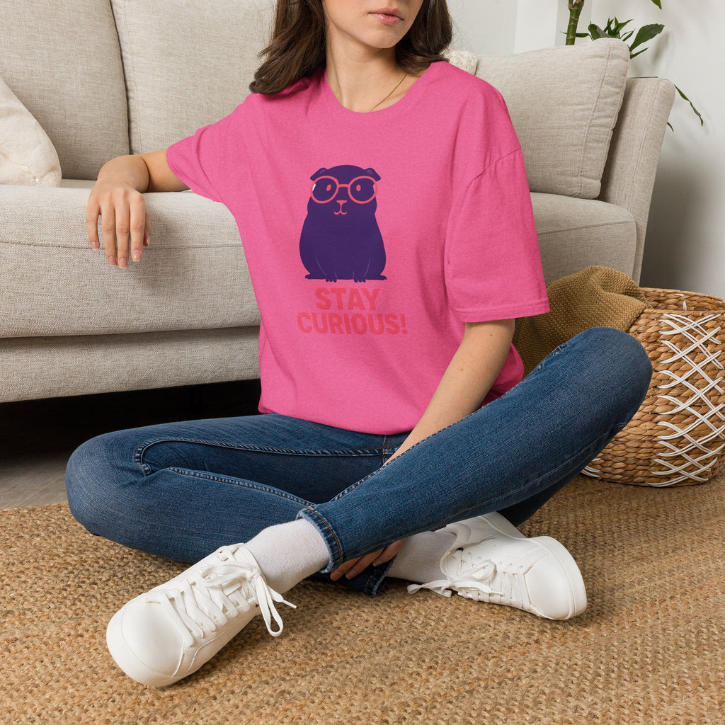 Stay Curious Purple Creature T-Shirt