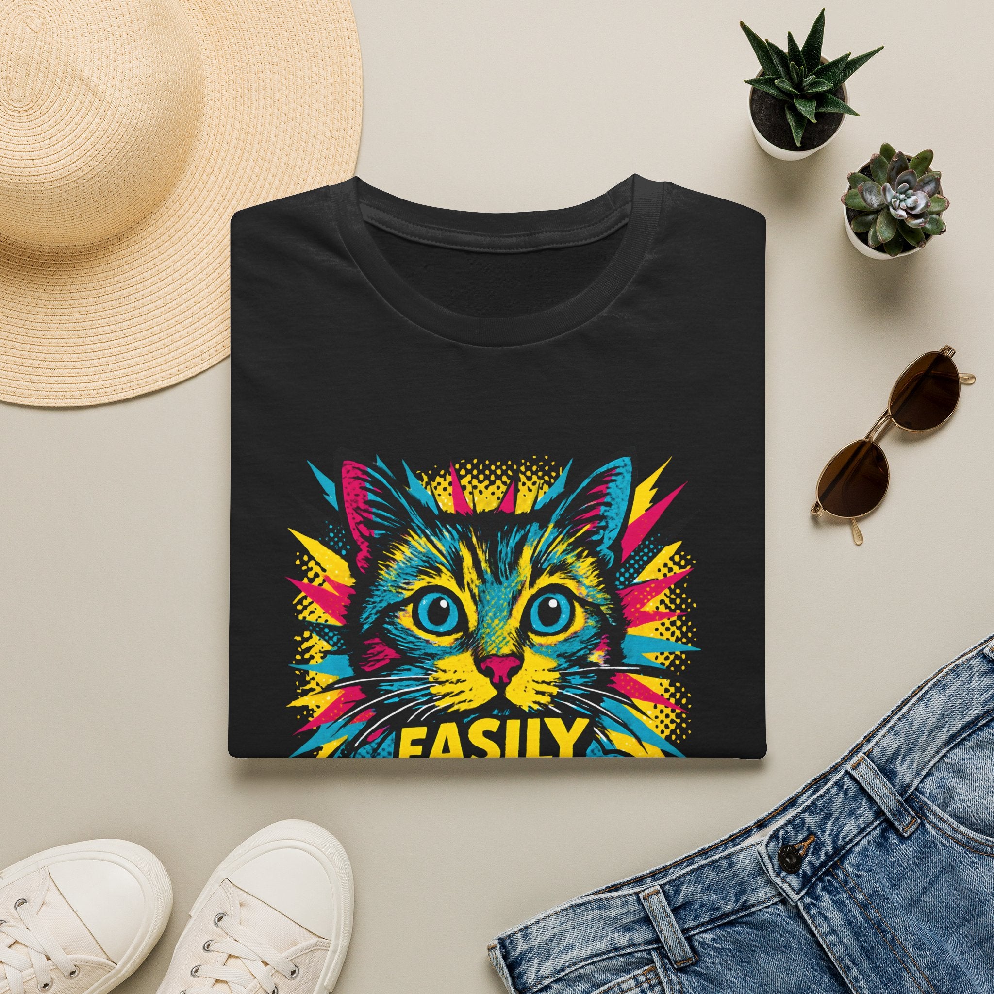 Easily Distracted by Cats T-Shirt