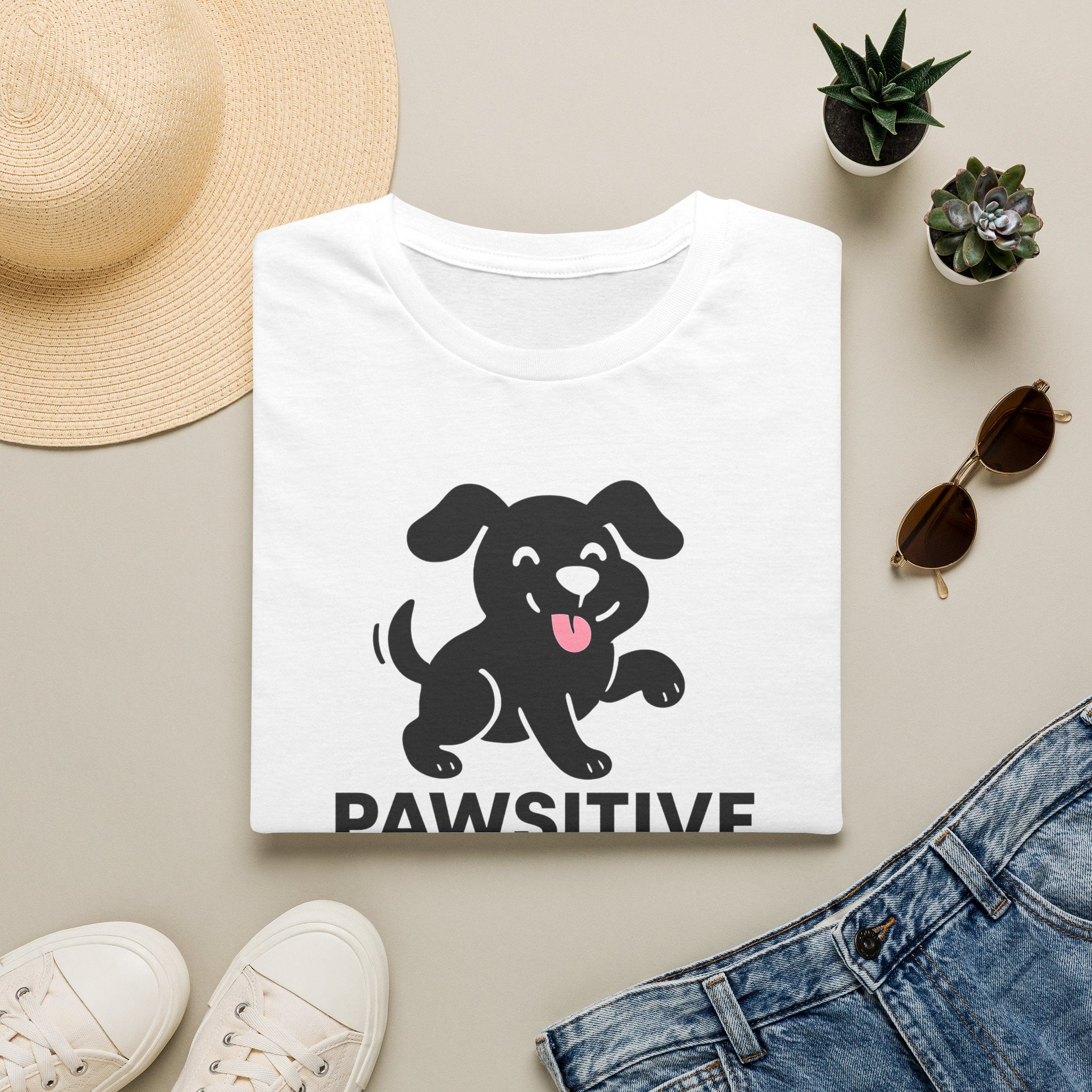 Pink curved shape T-Shirt