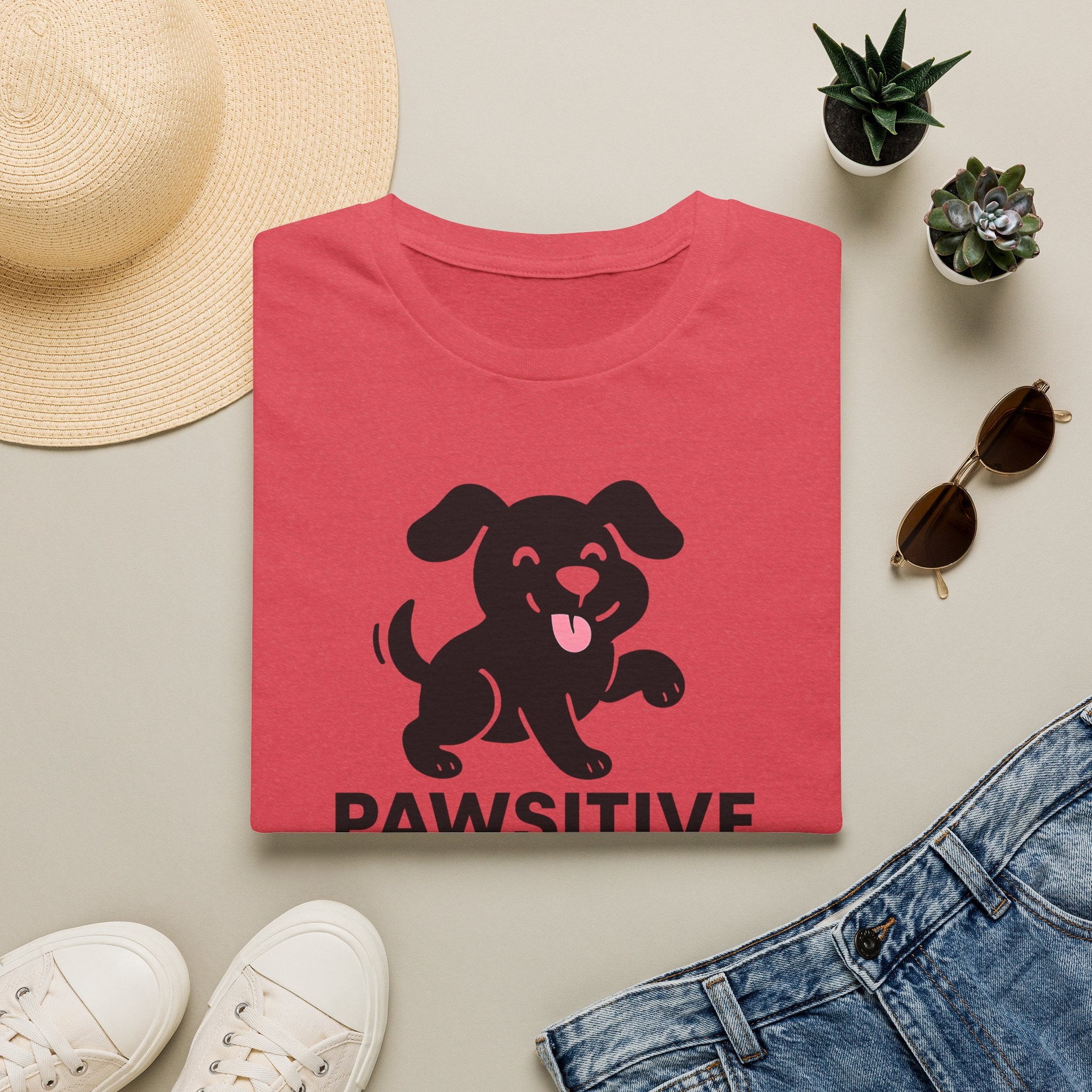 Pink curved shape T-Shirt